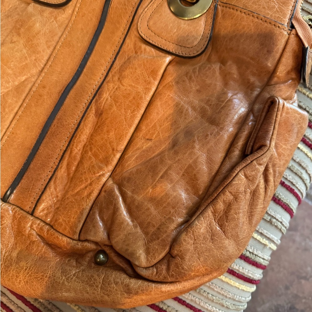 Chloe Tan Leather Heloise Shoulder Bag - Picture 2 of 13